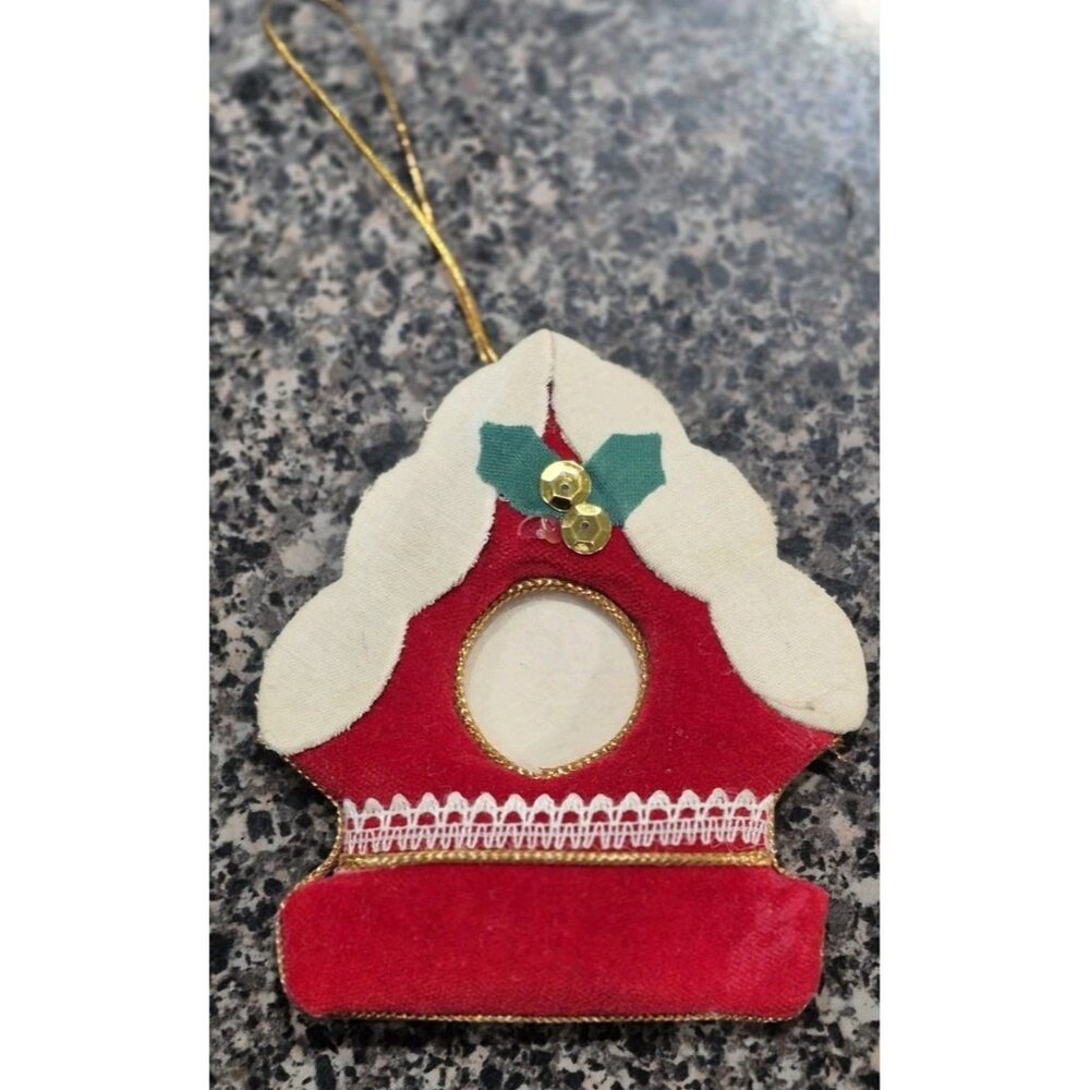 Lot Of (10) Handmade Christmas Tree Holiday Ornaments Handmade Mr. & Mrs. Claus - Picture 6 of 13